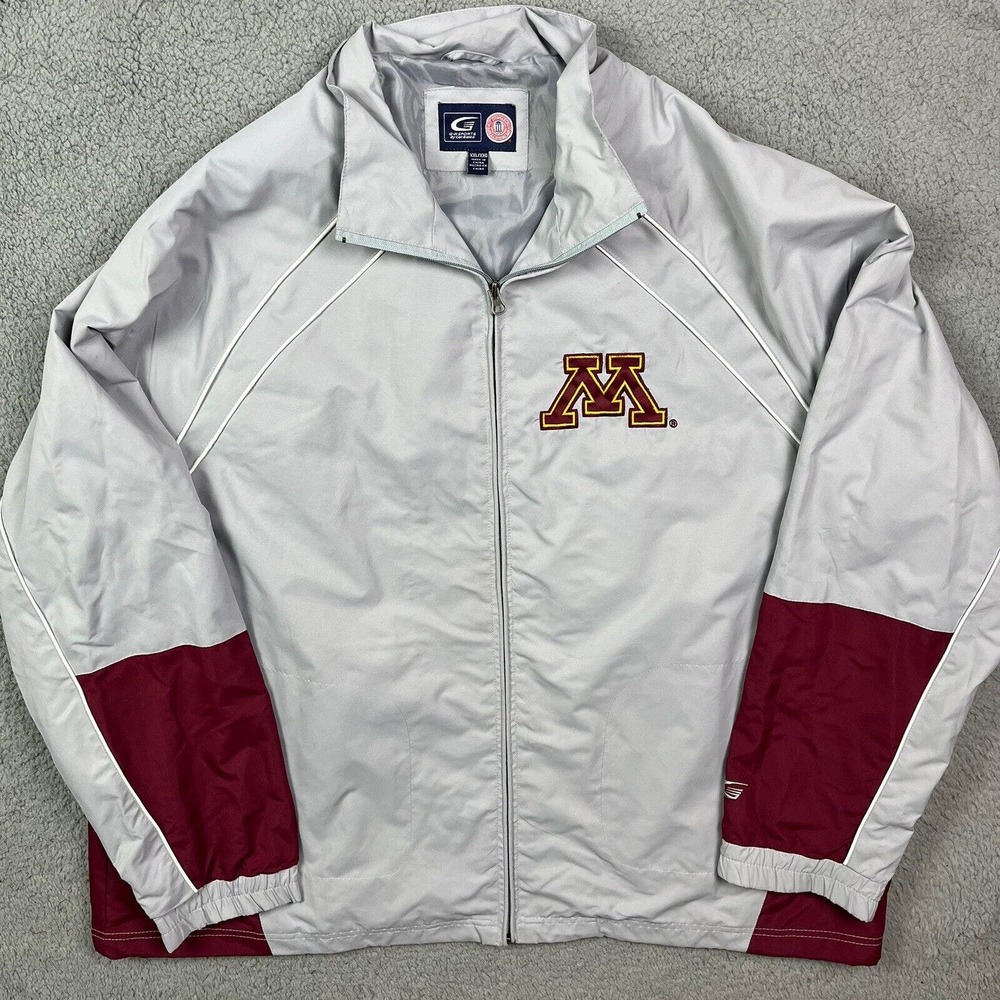 Minnesota Golden Gophers Lightweight Jacket Zipper College Coat G-III Size XXL